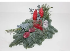 Grabbouquet mit Nobilistropfen und Repens ca. 40 cm Rot* Discount