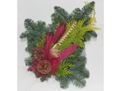 Grabgestecke|Grabstrauß Nobilis Erika ca. 40 cm Brombeere