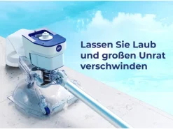 Gre Poolreinigung|Akku-Poolsauger 5.000 mAh Weiß