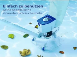 Gre Poolreinigung|Akku-Poolsauger 5.000 mAh Weiß