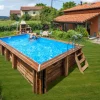 Echtholzpool Mango Rechteckig 618 x 320 x 130 cm*Gre Hot