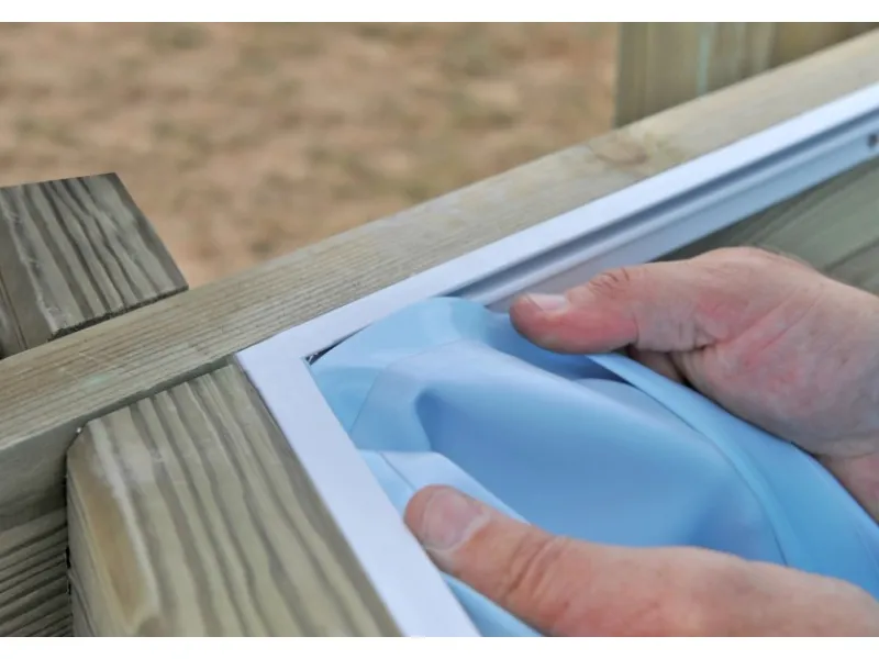 Echtholzpool Mango Rechteckig 618 x 320 x 130 cm*Gre Hot