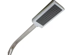 Gre Outdoor Duschen|Gartendusche aus Edelstahl mit Fuß-Wasserhahn Höhe ca. 216 cm