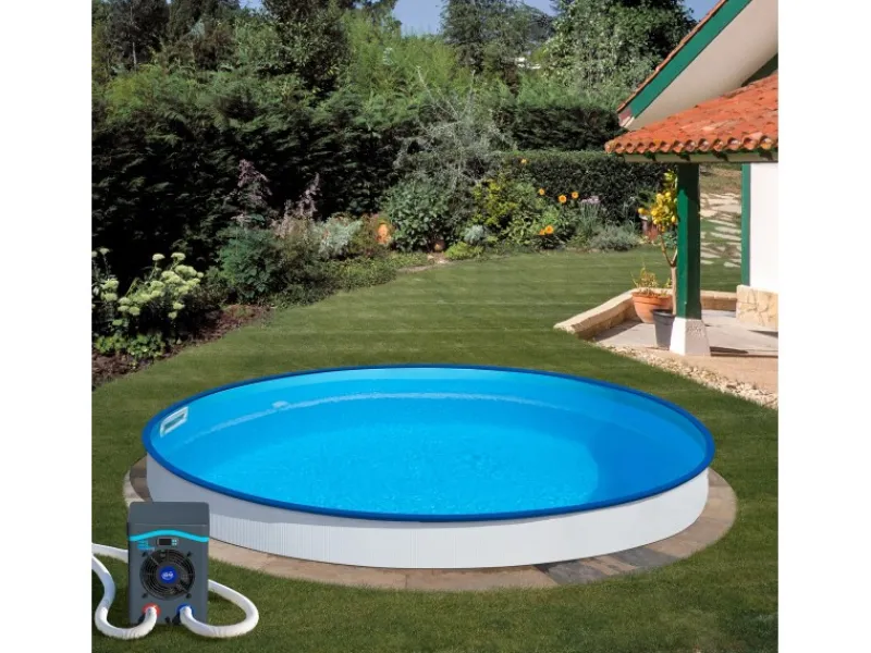 Gre Pooltechnik|Aufstellpools|Miniwärmepumpe bis zu 20 m³ Grau
