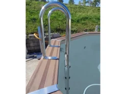 Gre Aufstellpools|Pool Avantgarde Rechteckig Composite 606 cm x 326 cm x 124 cm Braun