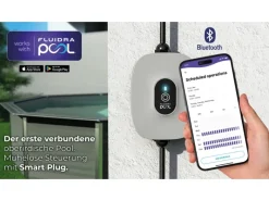 Gre Aufstellpools|Pool Avantgarde Rechteckig Composite mit LED 606 cm x 326 cm x 124 cm Braun