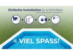 Gre Aufstellpools|Pool Abdeckung|Pool Bora Bora Oval Ø 300 cm x 120 cm Weiß