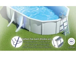 Pool Bora Bora Oval 500 cm x 300 cm x 120 cm Weiß*Gre Best