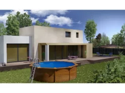 Gre Aufstellpools|Pool Sicilia Rund mit Holzoptik Ø 460 cm x 120 cm Holzfarben