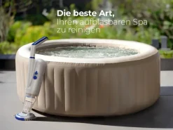 Gre Outdoor Whirlpools|Poolreinigung|Reiniger mit Batterie für Spas mit Patronenfilter Weiß