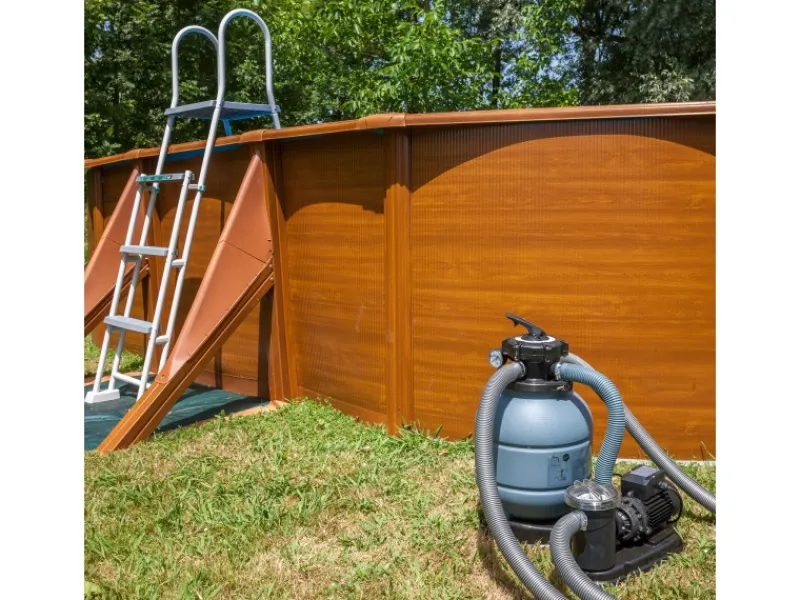 Sandfilteranlage Ø 320 mm mit Vorfilter Blau*Gre New