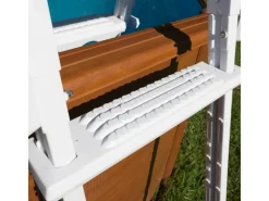 Sicherheitsleiter aus HDPE 2 X 4 Stufen Weiß*Gre Hot