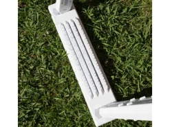 Sicherheitsleiter aus HDPE 2 X 4 Stufen Weiß*Gre Hot