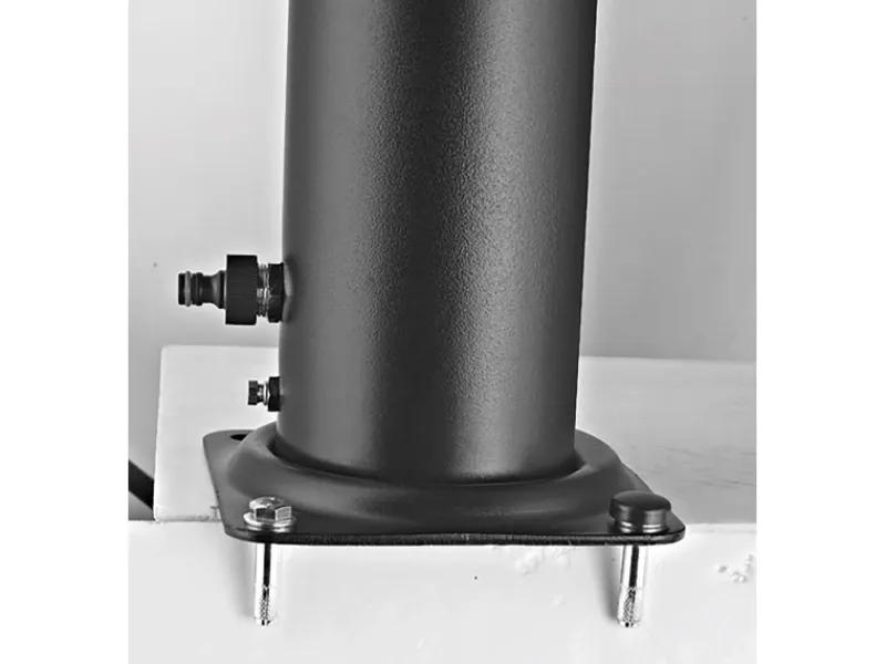 Gre Outdoor Duschen|Solardusche aus Aluminium 32 l Schwarz