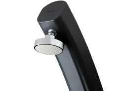 Solardusche aus Harz mit Fußwaschhahn 25 l Grau*Gre Discount