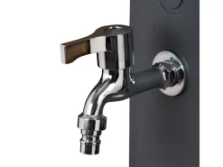 Solardusche aus Harz mit Fußhahn 19 l Grau*Gre Sale