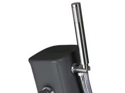 Solardusche aus Harz mit Fußhahn 19 l Grau*Gre Sale