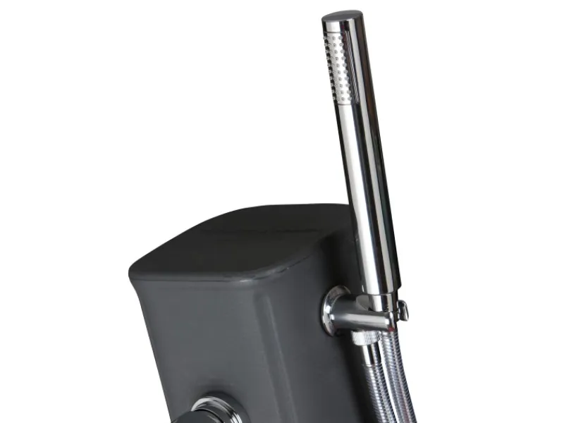 Solardusche aus Harz mit Fußhahn 19 l Grau*Gre Sale