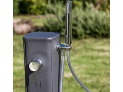 Solardusche aus Harz mit Fußhahn 19 l Grau*Gre Sale