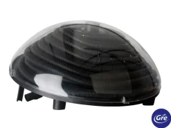 Gre Aufstellpools|Pooltechnik|Solarheizung mit Sphärischer Form 59 cm × 59 cm × 29 cm Schwarz