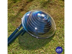 Gre Aufstellpools|Pooltechnik|Solarheizung mit Sphärischer Form 59 cm × 59 cm × 29 cm Schwarz