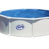 Gre Aufstellpools|Stahlwand-Pool Atlantis Ø 460 cm x 132 cm Rund Weiß
