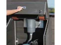 Gre Pooltechnik|Technikraum für Composite Pools Avantgarde mit 96 cm Höhe