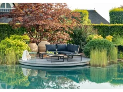 Lounge-Set Rio Aluminium Schwarz 3-tlg.*Greemotion Best