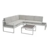 Lounge-Gartenmöbel|Green Spirit Gartenmöbel Set Alu-Ecklounge Lusso