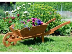 Große Pflanz-Schubkarre Dunkelbraun*Dobar New