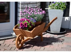 Große Pflanz-Schubkarre Dunkelbraun*Dobar New
