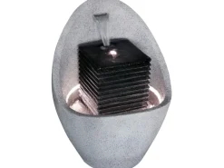 Großer Design-Gartenbrunnen in Ei-Form 49,5 cm x 49,5 cm x 66,5 cm*Dobar Outlet