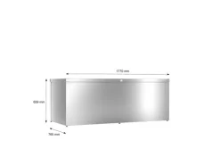 Guardi Auflagenboxen|Gartenbox 68,2 cm x 179 cm x 76,5 cm