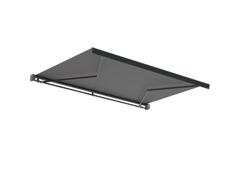 Halbkassettenmarkise Maraca 4x2,5m Anthrazit Solarbetrieb* Sale