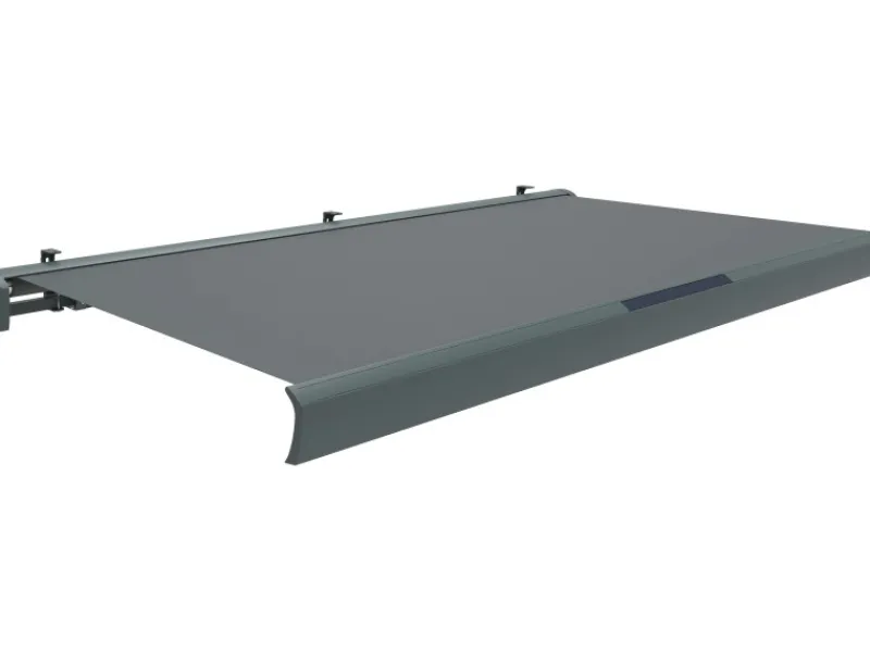 Halbkassettenmarkise Maraca 4x2,5m Anthrazit Solarbetrieb* Sale