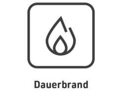 Hark Rechen|Dauerbrand-Kaminofen Opera-B Meteorschwarz 7 kW mit Automatik EEK: A+