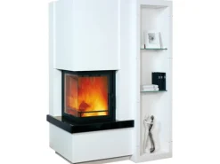 Hark Rechen|Easy 500 Kaminofen Granit Schwarz 5 kW mit Automatik