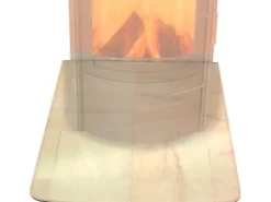 Glasbodenplatte Klein mit Facettenschliff*Hark Clearance