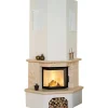 Kaminofen-Bausatz Vermont Marmorverkleidung Beige 8 kW EEK: A+*Hark Discount
