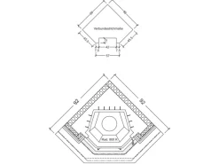 Kaminofen-Bausatz Vermont Marmorverkleidung Beige 8 kW EEK: A+*Hark Discount