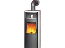 Nika ECOplus Kaminofen Ofenkacheln Creme-Weiß 5 kW mit Automatik*Hark Sale