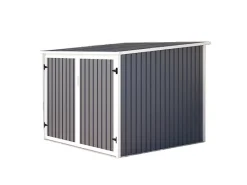 HATTORO Fahrradboxen|Fahrradgarage Bicycle Fahrradhaus Fahrradbox Bike Box 5,6m³ Metall