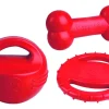 Hunde-Spielzeug 3er-Set Rot*Heim Outlet