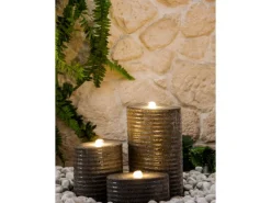 Heissner Gartenbrunnen|Gartenbrunnen-Set Chicago LED