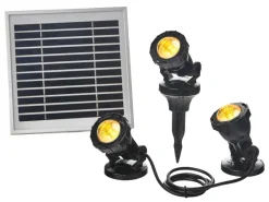 Heissner Rund Um Den Teich|Solar Teich- und Gartenlicht Set Farbwechsel