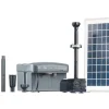 Heissner Wasserpumpe|Rund Um Den Teich|Solar-Teichpumpen-Set ca. 750 l/h mit LED