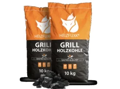 Heizfuxx Grillholzkohle Gastro-qualität 10kg x 2 Sack 20kg* Outlet