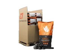 Heizfuxx Grillholzkohlebriketts 10kg x 20 Sack 200kg Palette* Outlet