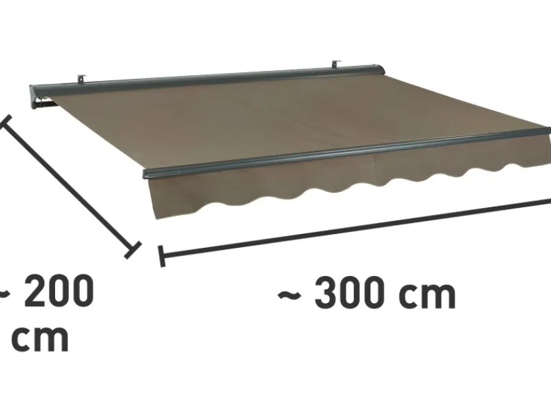 Hülsenmarkise Belport 3x2m mit Motor*