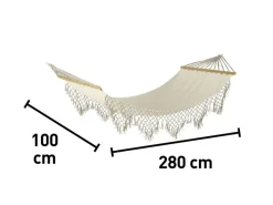 Weitere Gartenmöbel|Hängematte Salcha aus Polycotton Beige